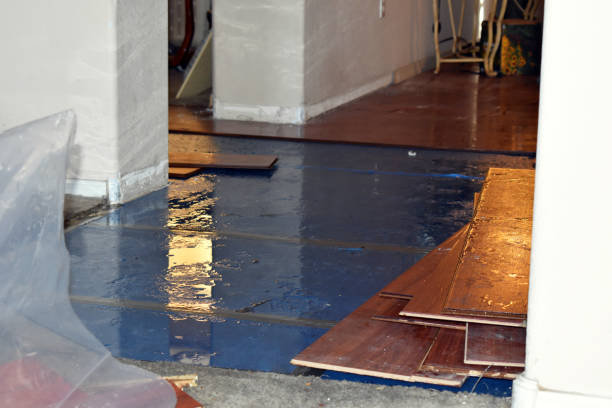 Professional Basement Flooding technician working in Exton, PA